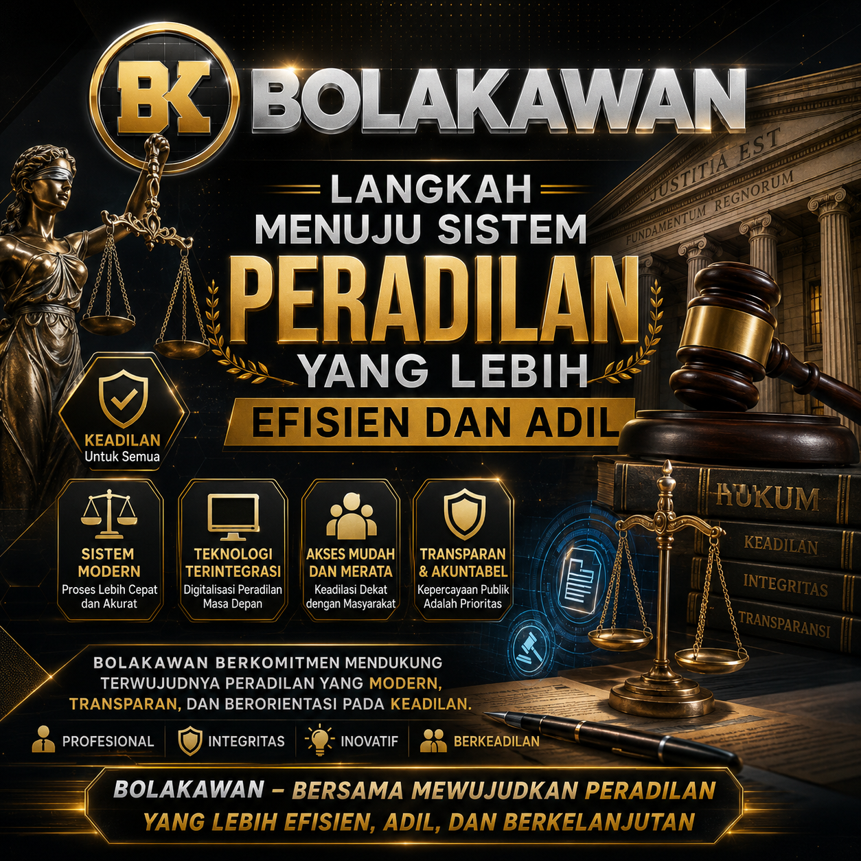 BOLAKAWAN # Langkah Menuju Sistem Peradilan yang Lebih Efisien dan Adil